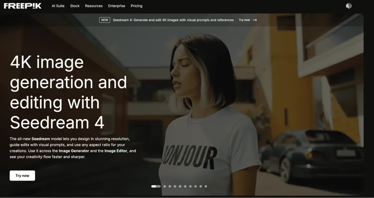 Best marketing tools for startups Freepik AI Suite