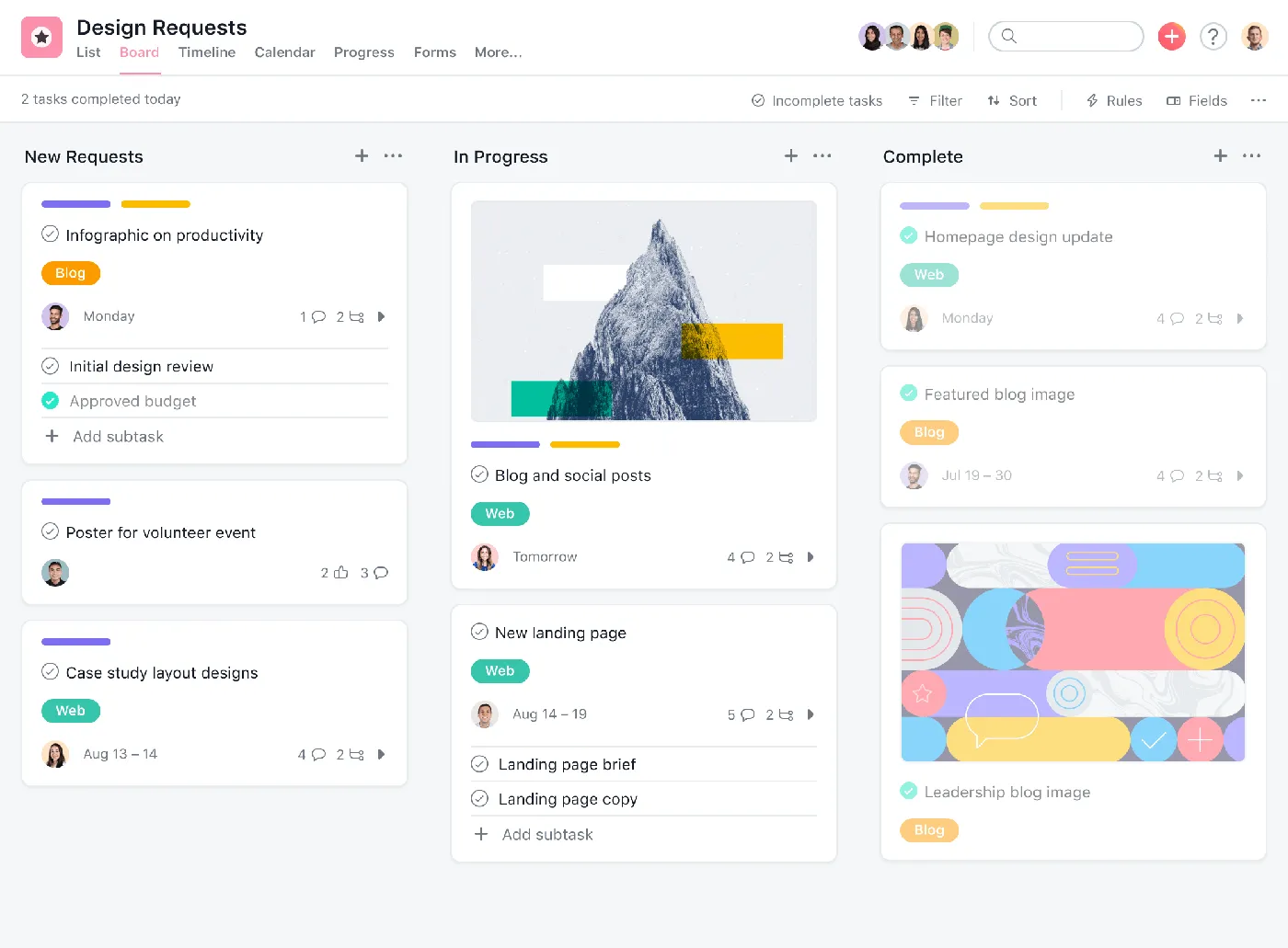 Kanban Board Tools Asana