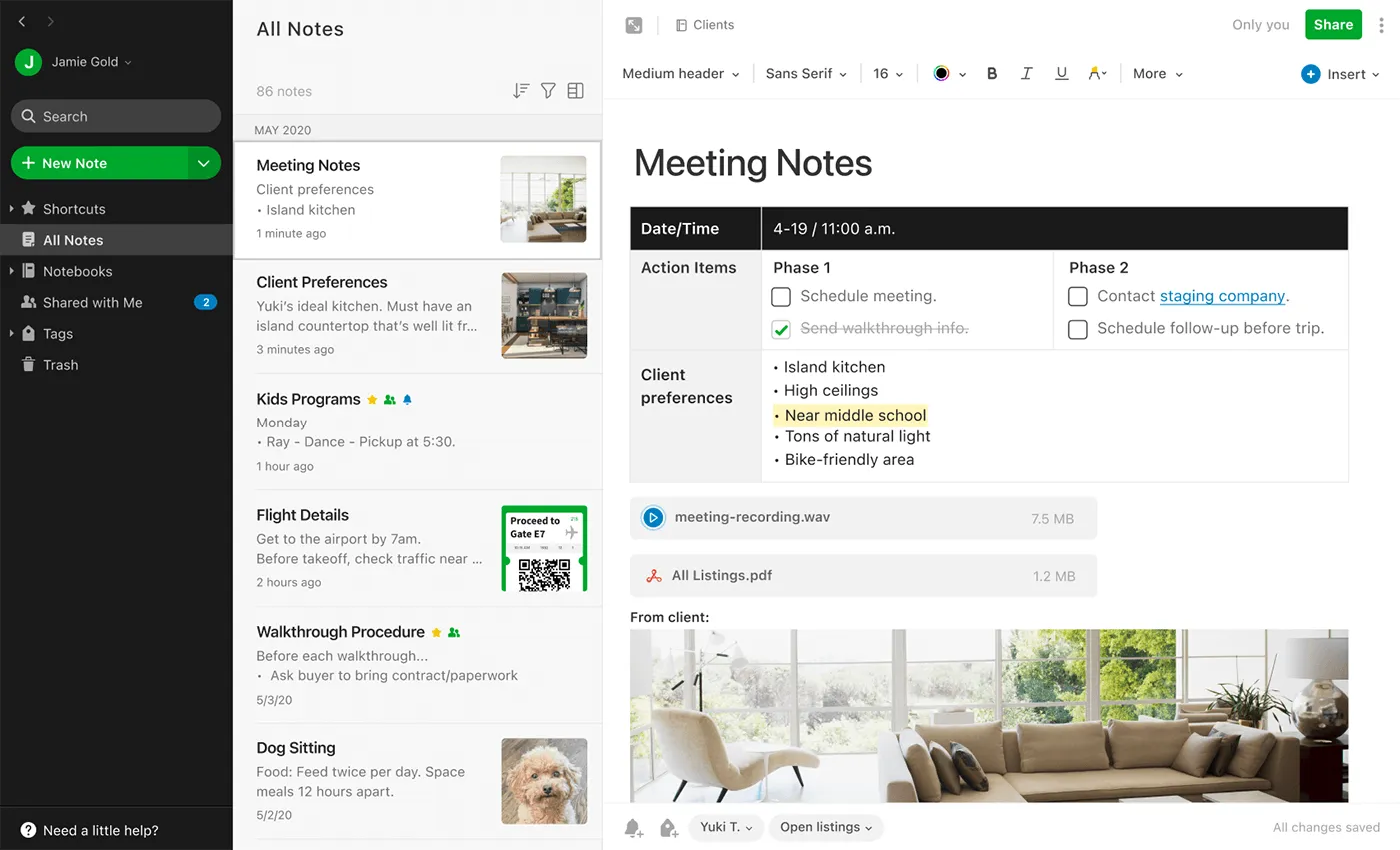 OneNote-Alternative Evernote