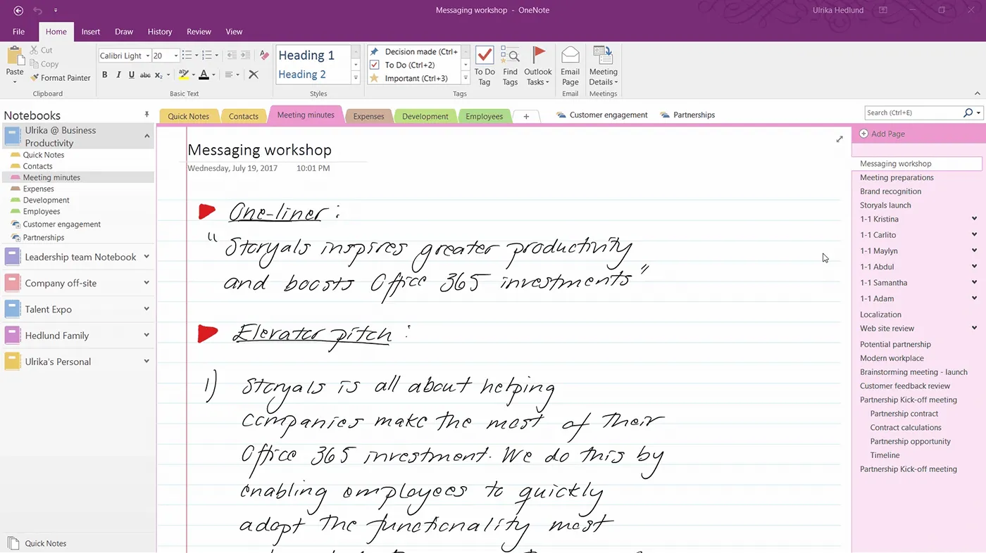 Notion-Alternative Microsoft OneNote