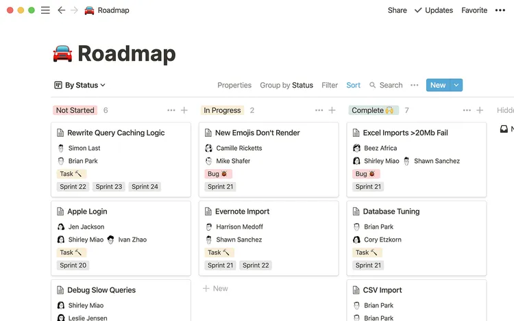 Notion vs Asana