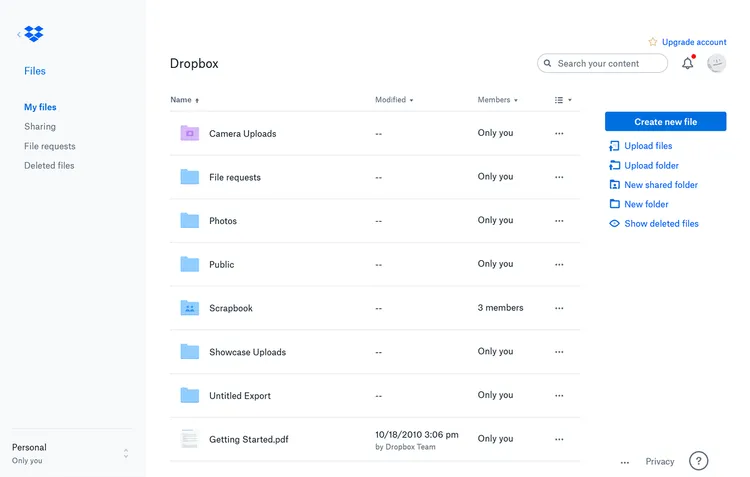 SharePoint alternative Dropbox