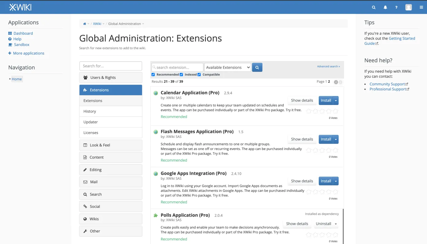Wiki-Software XWiki