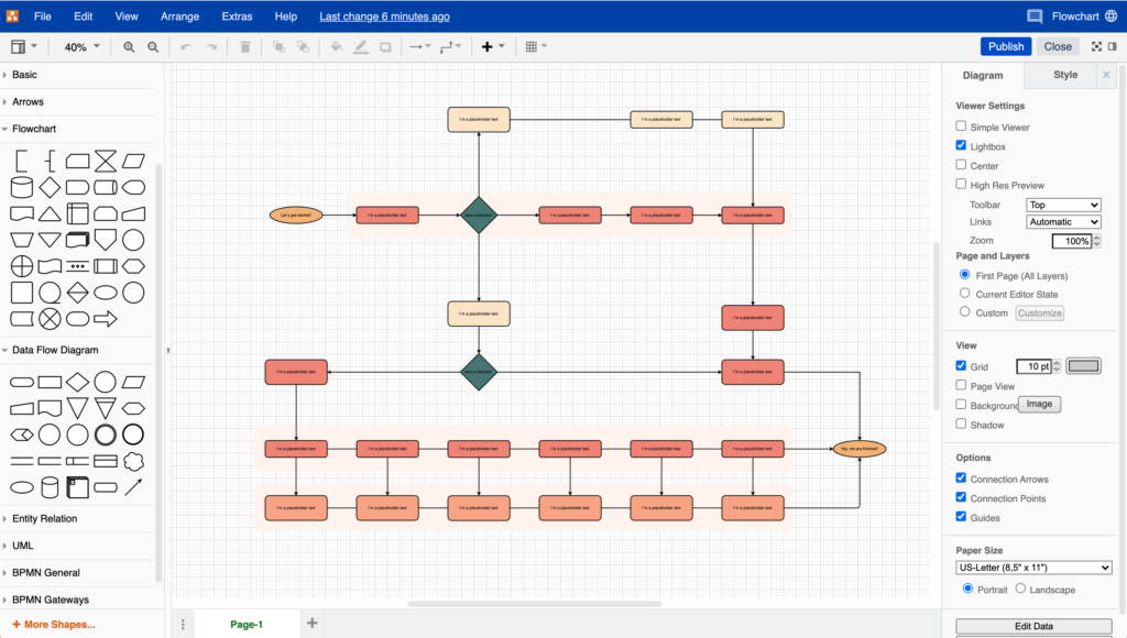 Miro alternative Diagrams.net