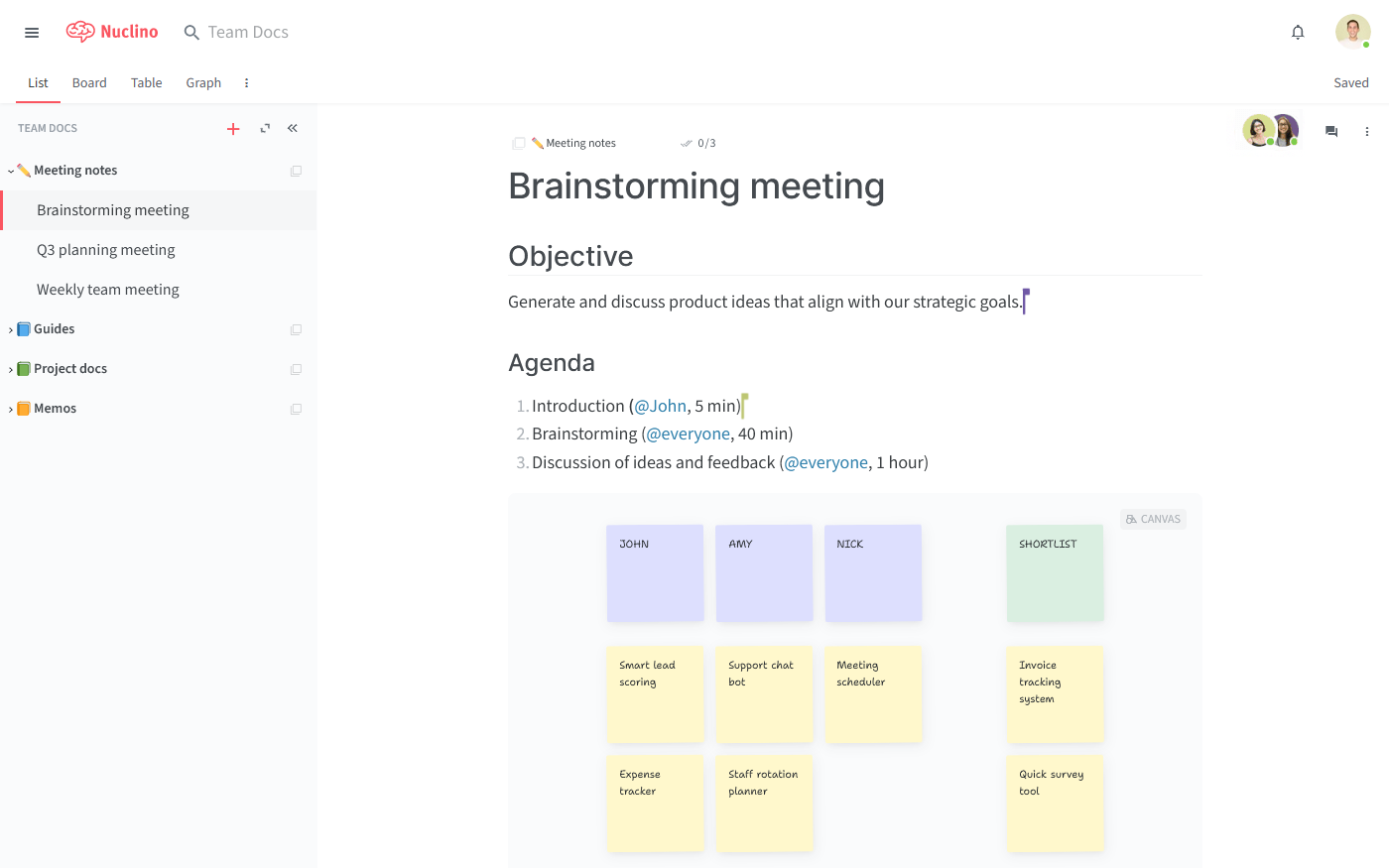 How To Write Minutes Of A Meeting Example