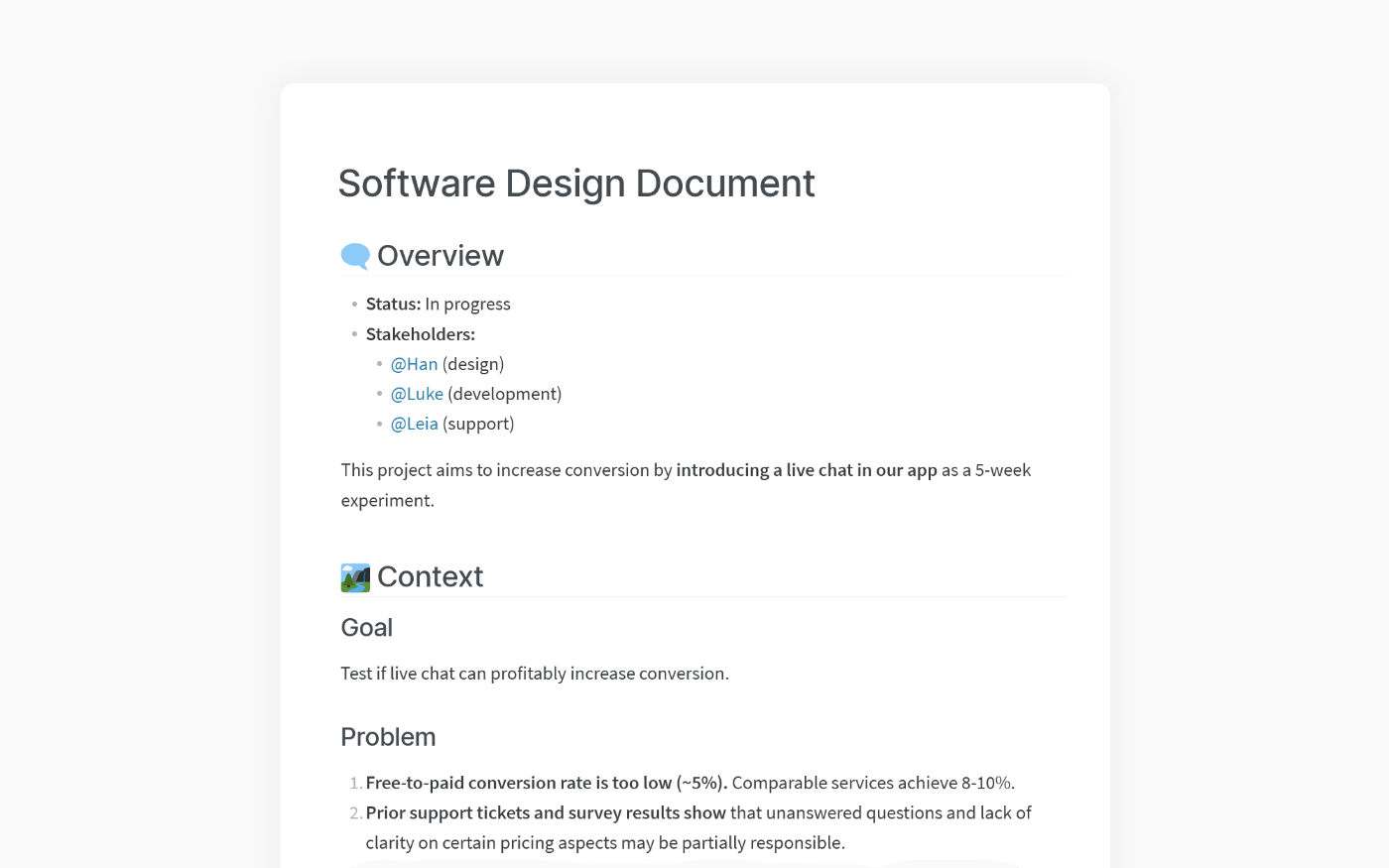 How to Write a Software Design Document (SDD)