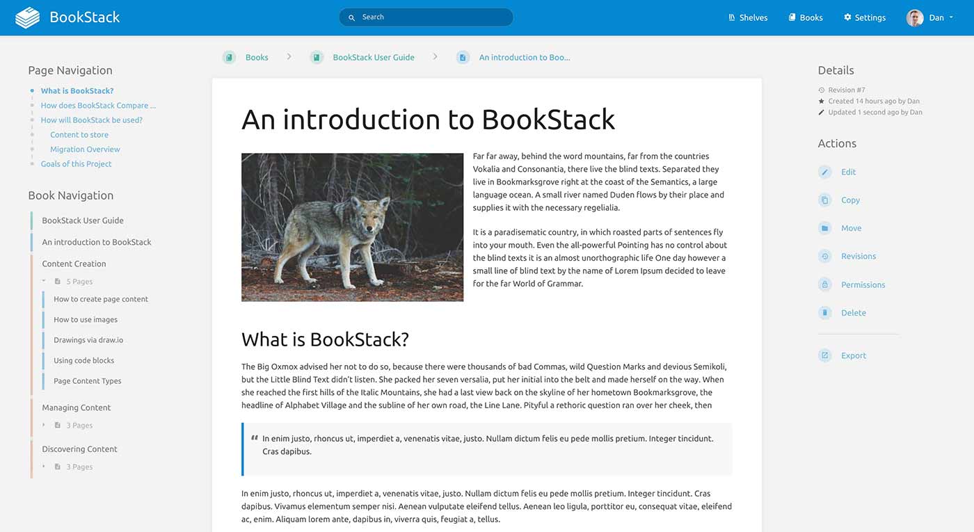 Confluence-Alternative BookStack