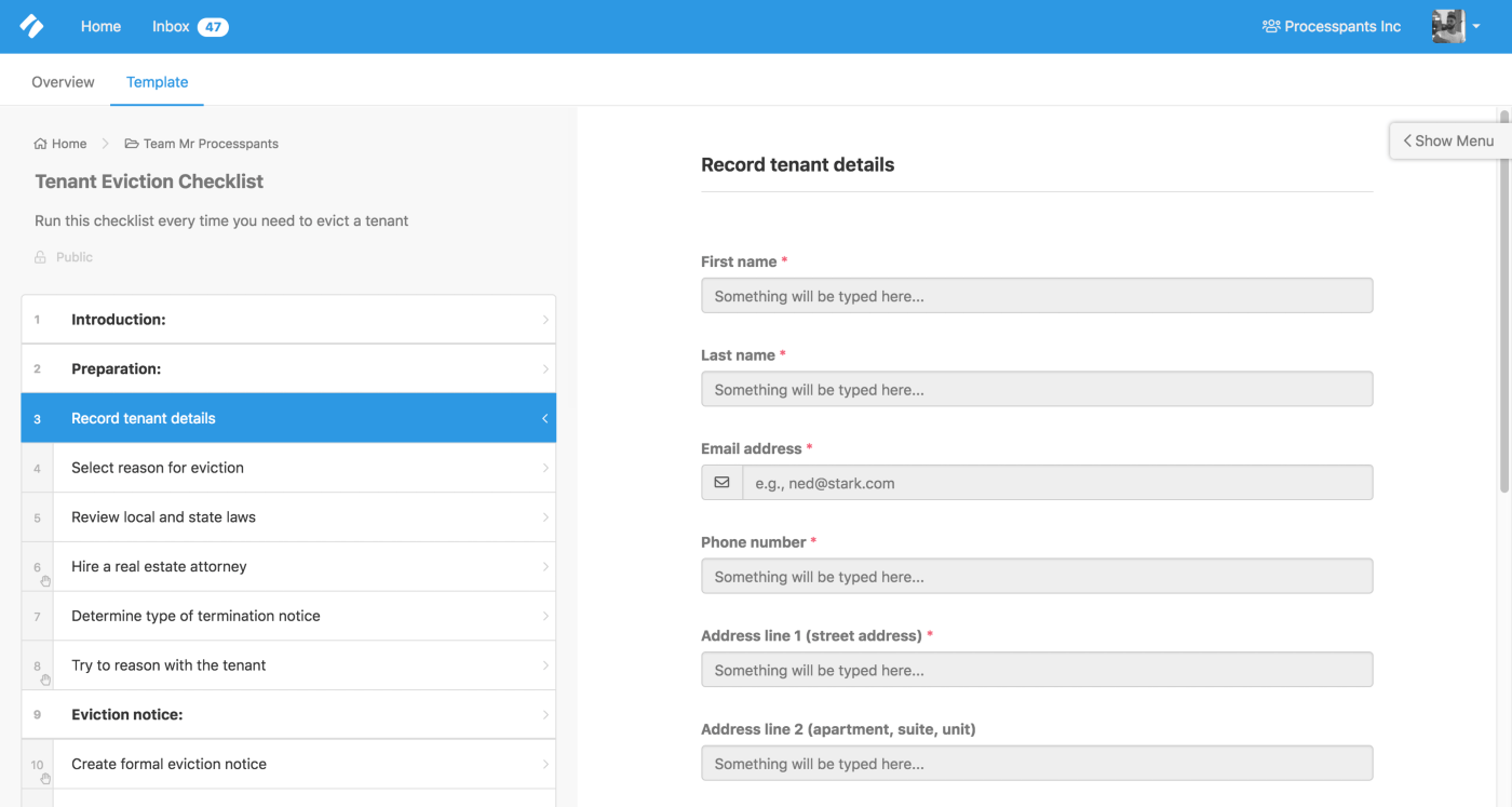 BPM tool for process mapping