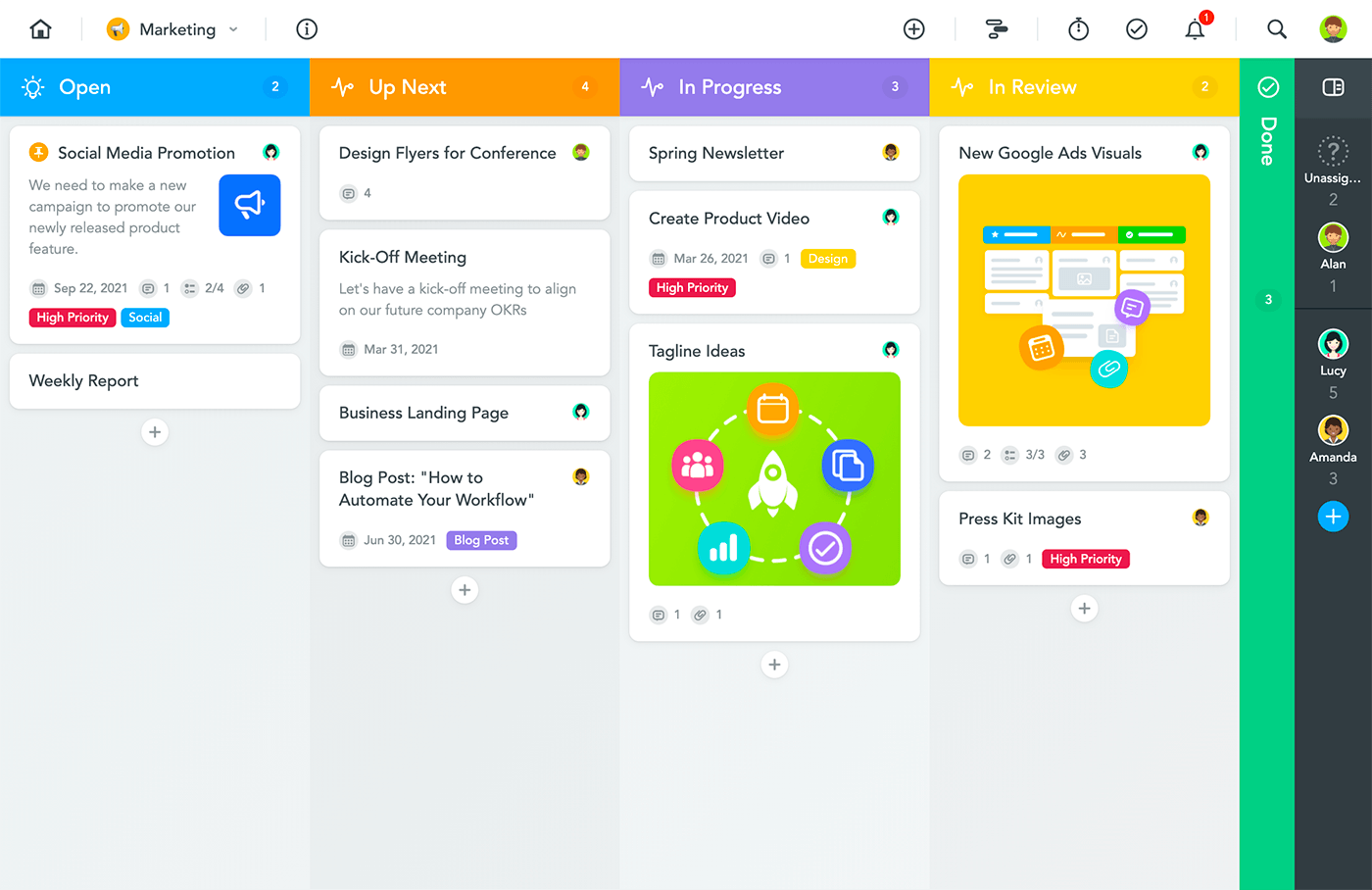 Free project management tool MeisterTask